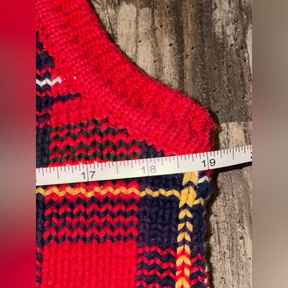 Vintage Northern Reflections Plaid Button Front Knit Sweater - Picture 6 of 8